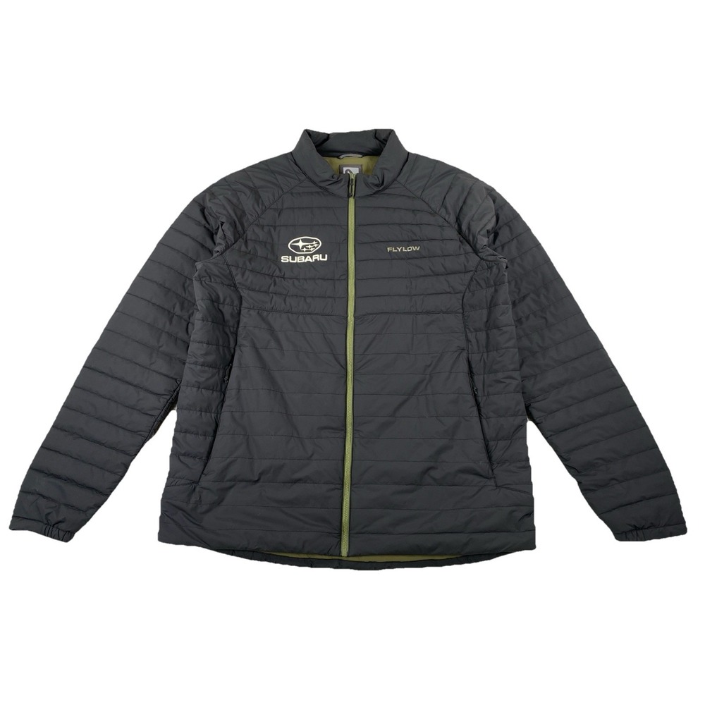 Flylow Hawke Jacket Full Zip Black Men's XL Subaru Logo